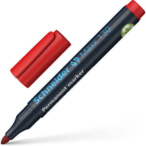 Picture of SCHNEIDER PERMANENT MARKER BULLET RED